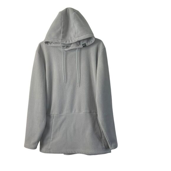 Gymshark Other - Gymshark Fleece Hoodie Mens Medium Gray Pullover Sweatshirt Drawstring